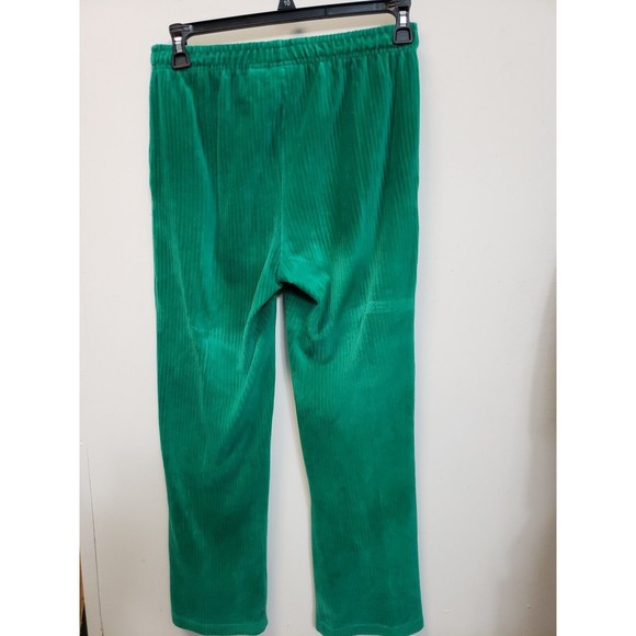 KIM ROGERS Track Suit  Pants Womens Size S Athletic warm up green elastic pocket - Picture 6 of 10